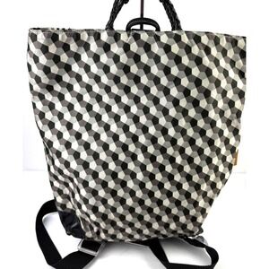 Ronald Furst Convertible Backpack Geometric Multicolor Retro One A  Kind Bag